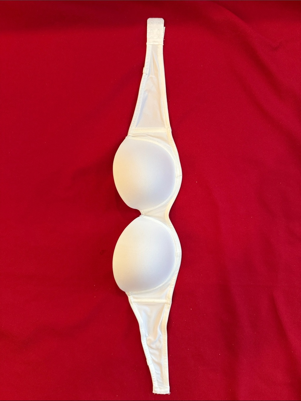 Calvin Klien White Strapless Molded-Cup Bra -